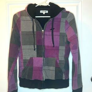 Boys Hurley fleece hooded jacket